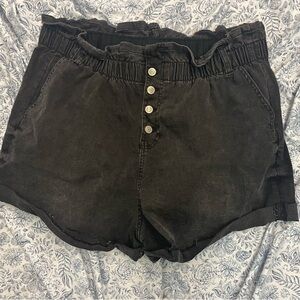 No Boundaries Black High Waist Women's Shorts